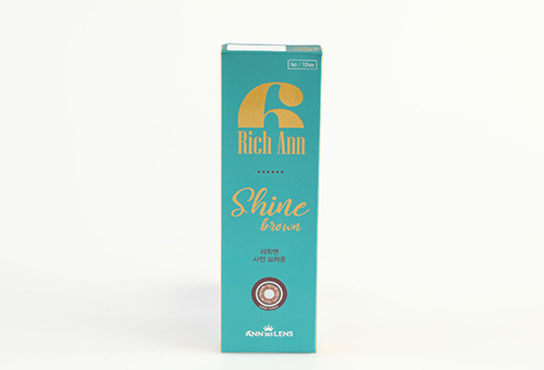 Rich Ann Shine (BROWN, GRAY) 隐形眼镜产品案例