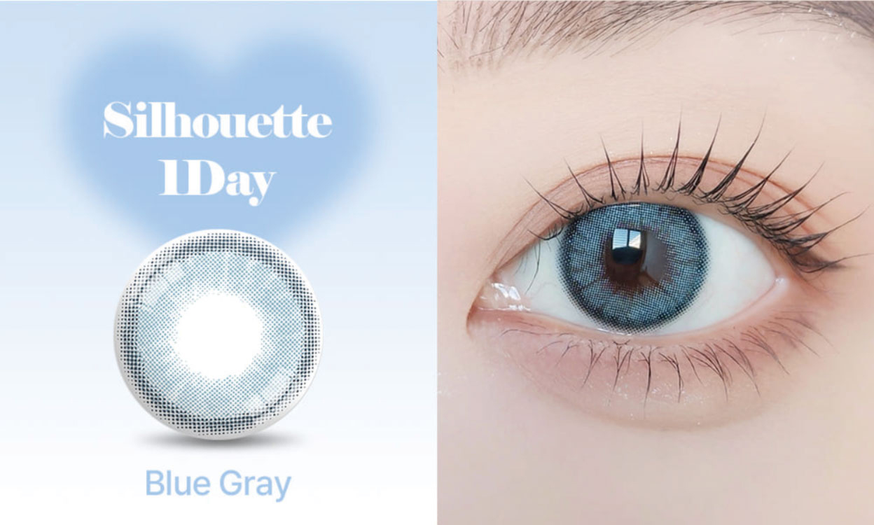 Silhouette 1Day (CREAM BEIGE, BLUE GRAY) 产品图片
